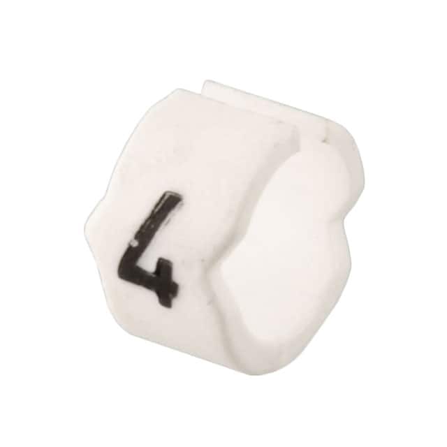 STD12W-4 WIRE MARKER CLIP-ON WHITE