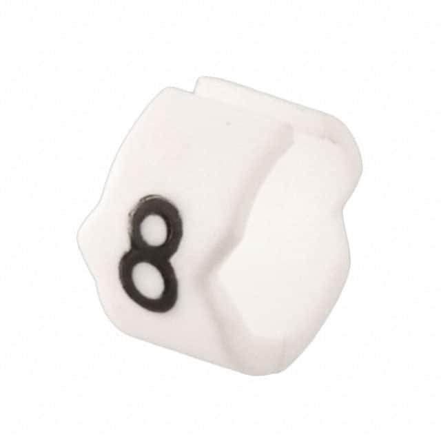 STD12W-8 WIRE MARKER CLIP-ON WHITE