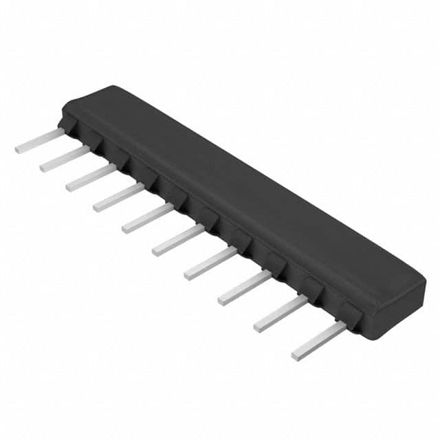 CSC10A011K00GPA RES ARRAY 9 RES 1K OHM 10SIP