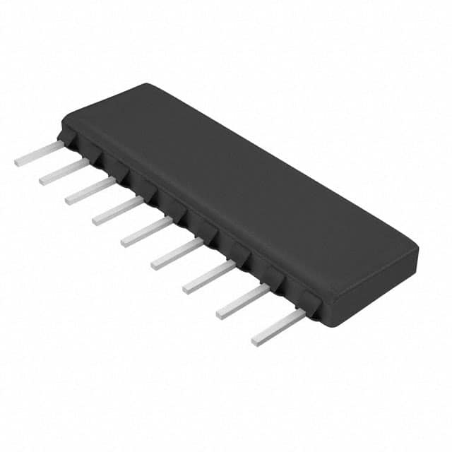 CSC09A0110K0FEK RES ARRAY 8 RES 10K OHM 9SIP