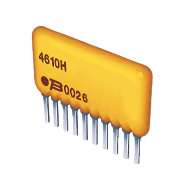 4610H-101-101LF RES ARRAY 9 RES 100 OHM 10SIP