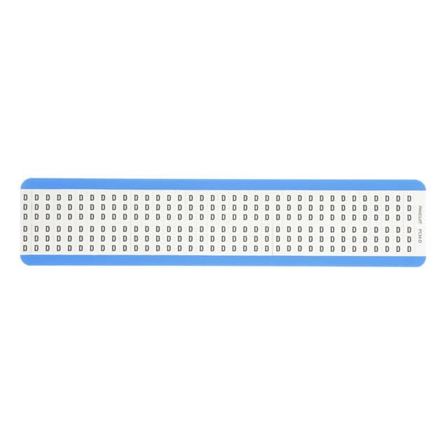 PCM-D WIRE MARKR CARD 6.4MMX38.1MM WHT