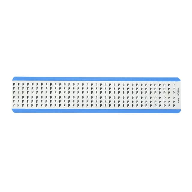 PCM-P WIRE MARKR CARD 6.4MMX38.1MM WHT