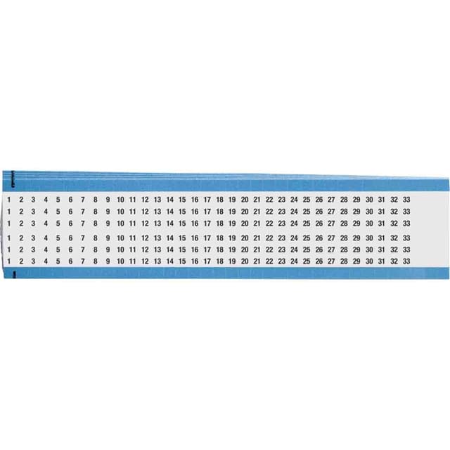 WM-1-33-VP WIRE MARKR CARD 6.4MMX38.1MM WHT