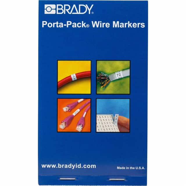 PWM-LC-3 WIRE MARKER, 1.56 IN H