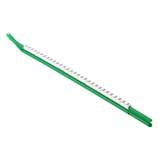 WC3-3 WIRE MARKER CLIP-ON WHITE