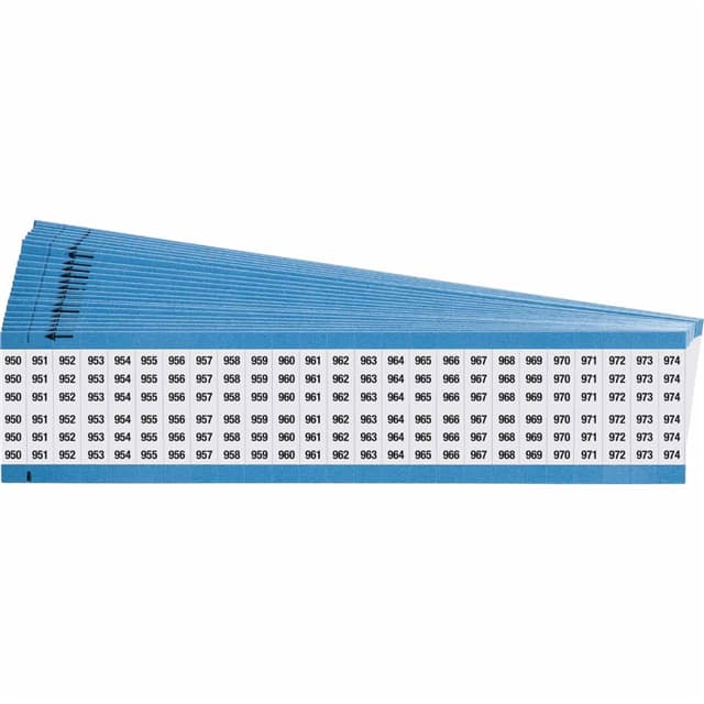WM-950-974-PK WIRE MARKER, 1.5 IN H