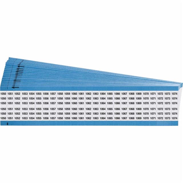 WM-1050-1074-PK WIRE MARKER, 1.5 IN H