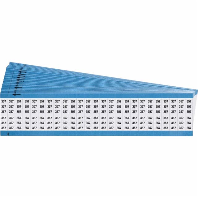 WM-357-PK WIRE MARKER, 1.5 IN H