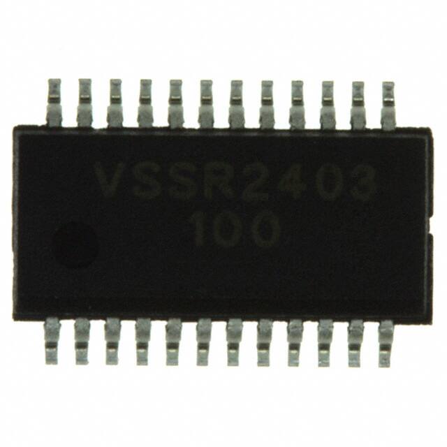 VSSR2403100JUF RES ARRAY 12 RES 10 OHM 24SSOP