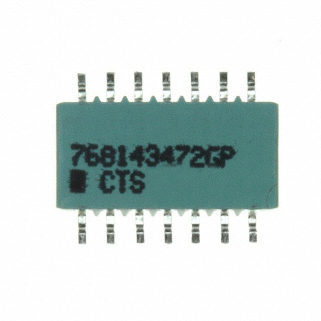 768143472GP RES ARRAY 7 RES 4.7K OHM 14SOIC