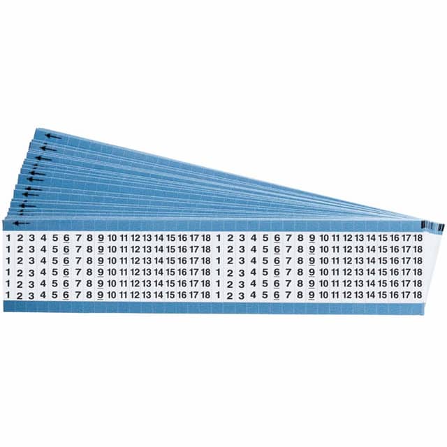 TWM-1-18-PK WIRE MARKER, 1.5 IN H