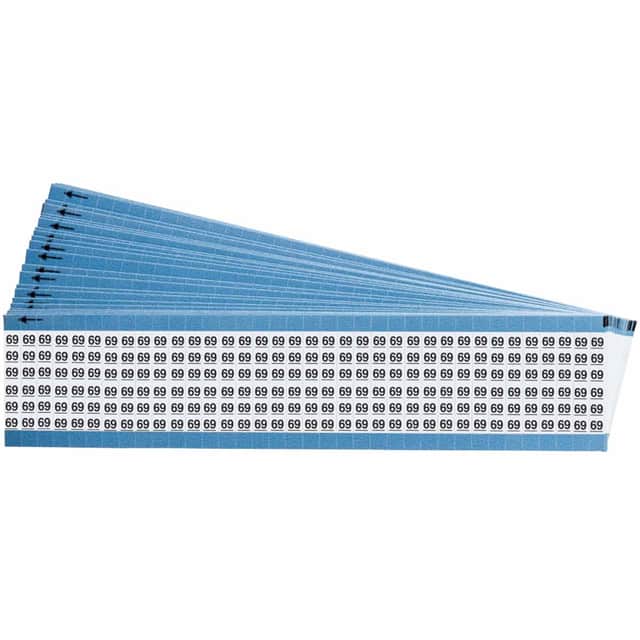 TWM-69-PK WIRE MARKER, 1.5 IN H