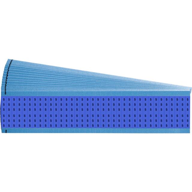 WM-5-BL-PK WIRE MARKER, 1.5 IN H