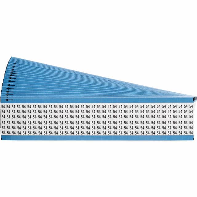 WM-54-PK WIRE MARKER, 1.5 IN H