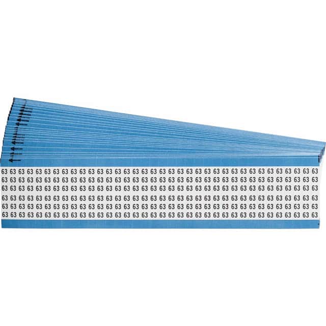 WM-63-PK WIRE MARKER, 1.5 IN H