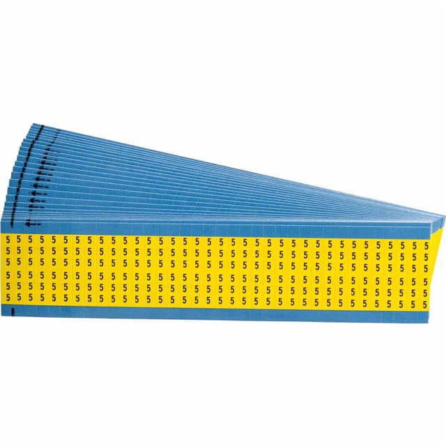WM-5-YL-PK WIRE MARKER, 1.5 IN H