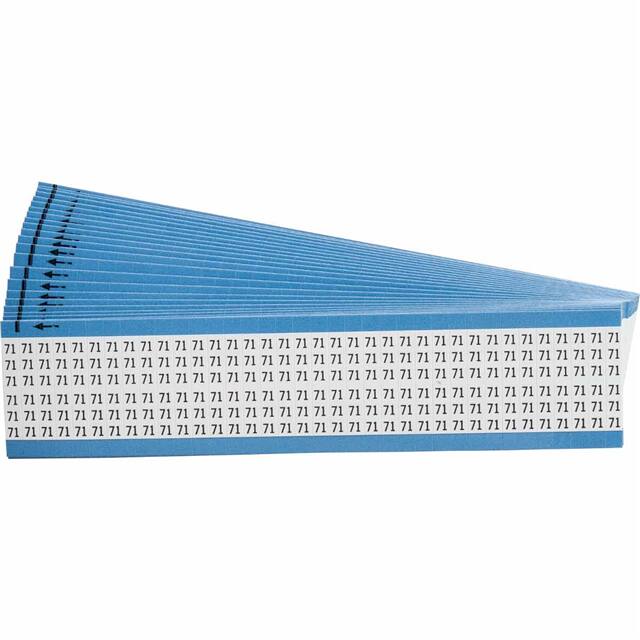WM-71-PK WIRE MARKER, 1.5 IN H