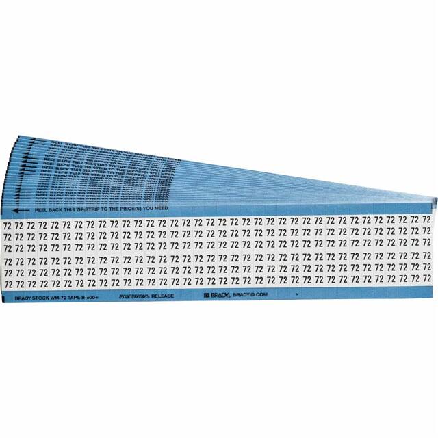 WM-72-PK WIRE MARKER, 1.5 IN H