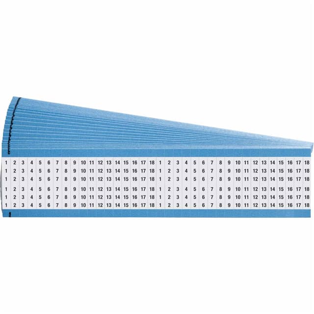 WM-1-18-PK WIRE MARKER, 1.5 IN H