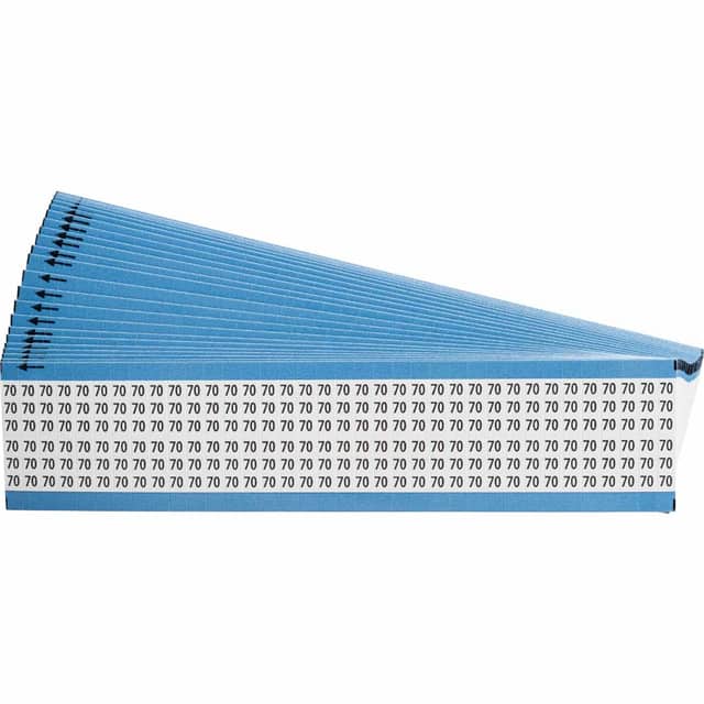 WM-70-PK WIRE MARKER, 1.5 IN H