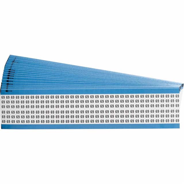WM-69-PK WIRE MARKER, 1.5 IN H