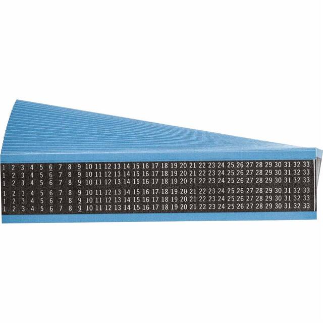 WM-1-33-BK-PK WIRE MARKER, 1.5 IN H