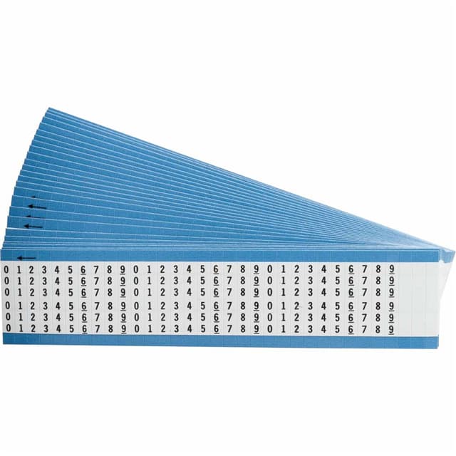 WM-0-9-PK WIRE MARKER, 1.5 IN H