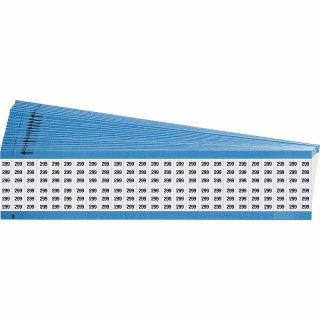 WM-299-PK WIRE MARKER, 1.5 IN H