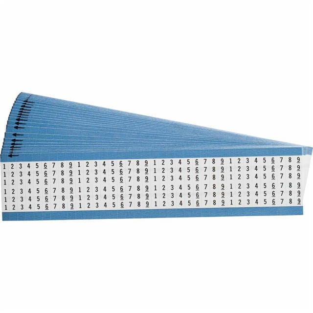 WM-1-9-PK WIRE MARKER, 1.5 IN H