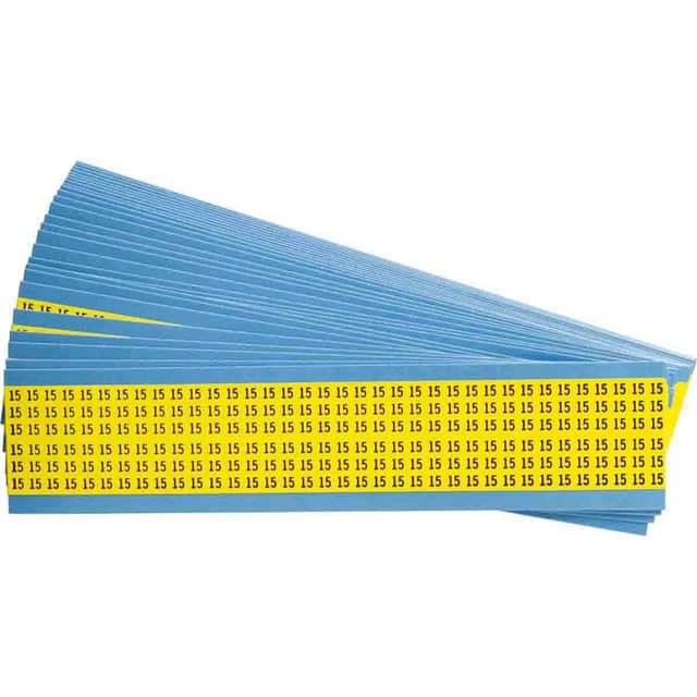 WM-15-YL-PK WIRE MARKER, 1.5 IN H