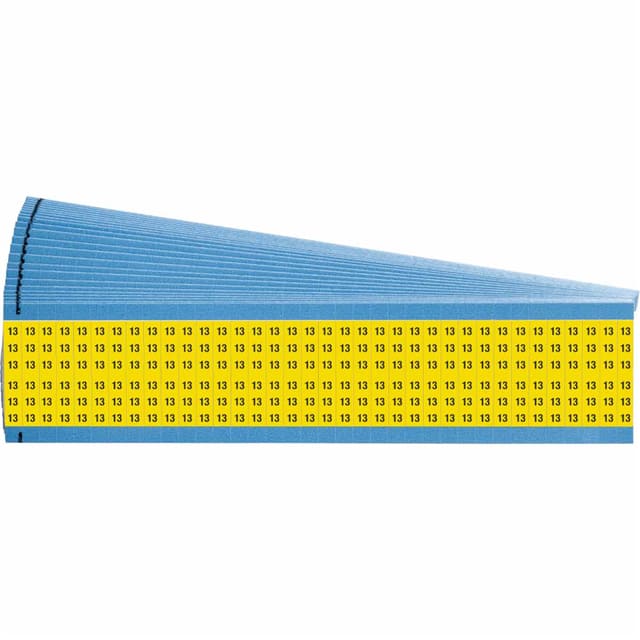 WM-13-YL-PK WIRE MARKER, 1.5 IN H