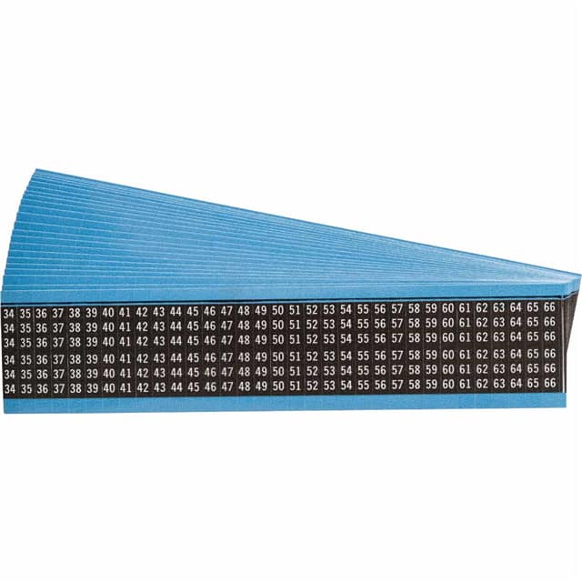 WM-34-66-BK-PK WIRE MARKER, 1.5 IN H