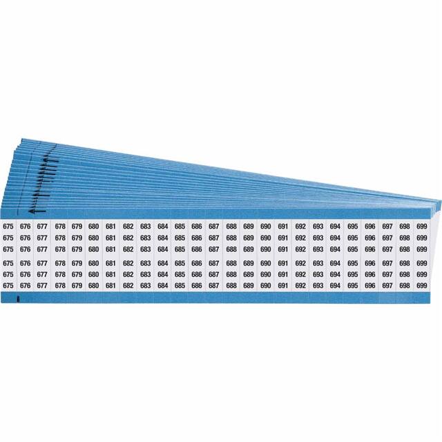 WM-675-699-PK WIRE MARKER, 1.5 IN H