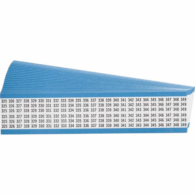 WM-325-349-PK WIRE MARKER, 1.5 IN H