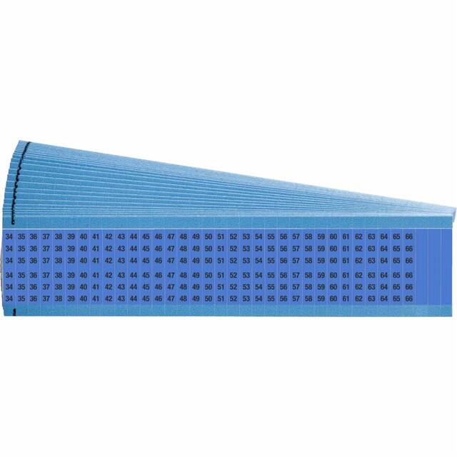 WM-34-66-BL-PK WIRE MARKER, 1.5 IN H