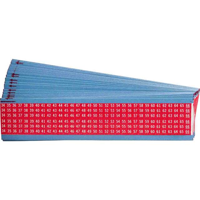 WM-34-66-RD-PK WIRE MARKER, 1.5 IN H