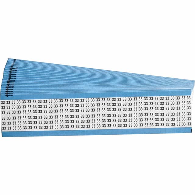 WM-33-PK WIRE MARKER, 1.5 IN H