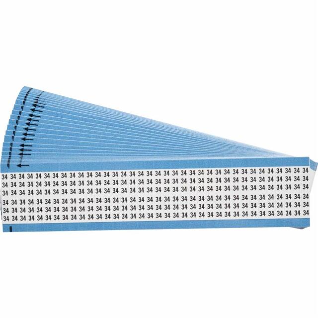 WM-34-PK WIRE MARKER, 1.5 IN H