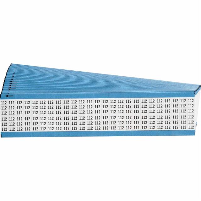 WM-112-PK WIRE MARKER, 1.5 IN H