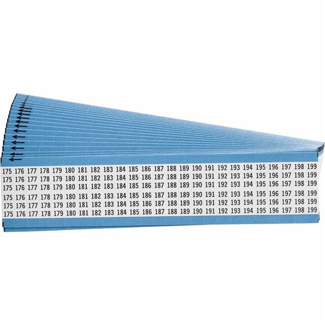 WM-175-199-PK WIRE MARKER, 1.5 IN H