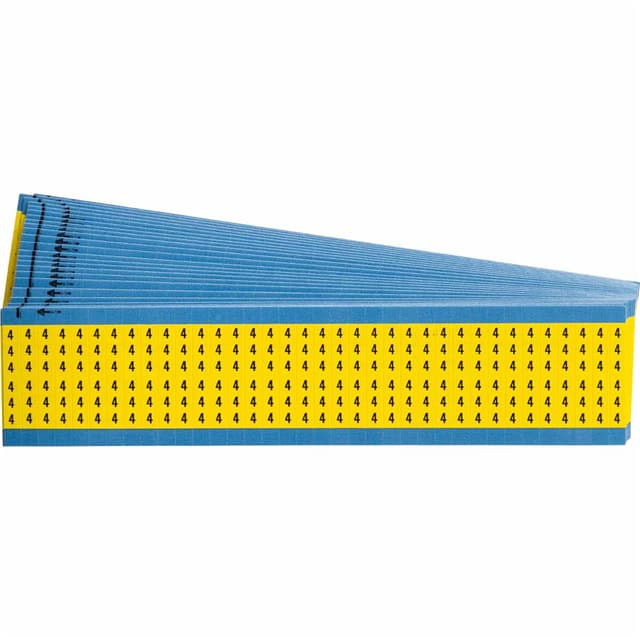 WM-4-YL-PK WIRE MARKER, 1.5 IN H