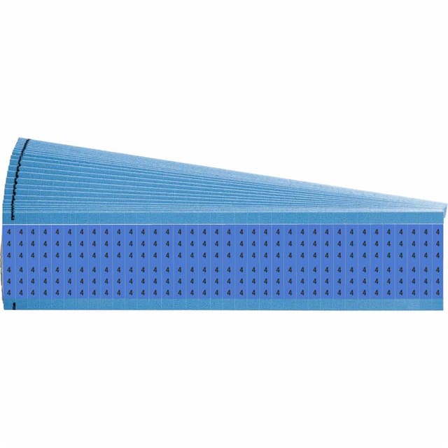 WM-4-BL-PK WIRE MARKER, 1.5 IN H
