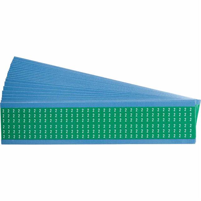 WM-2-GR-PK WIRE MARKER, 1.5 IN H