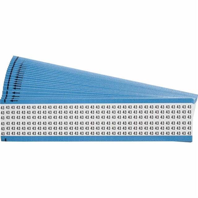 WM-43-PK WIRE MARKER, 1.5 IN H