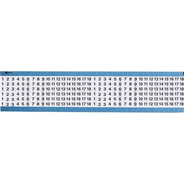TWM-1-18-SC-PK WIRE MARKER, 0.75 IN H