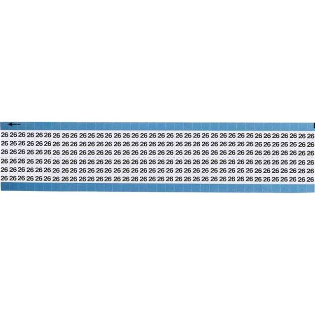 TWM-26-SC-PK WIRE MARKER, 0.75 IN H