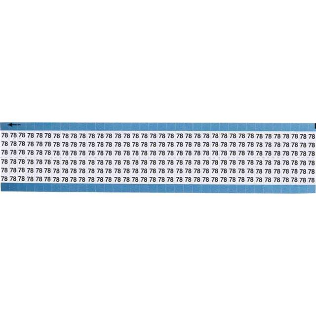 TWM-78-SC-PK WIRE MARKER, 0.75 IN H