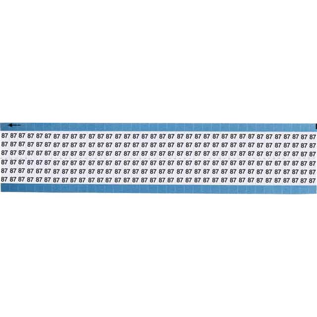TWM-87-SC-PK WIRE MARKER, 0.75 IN H