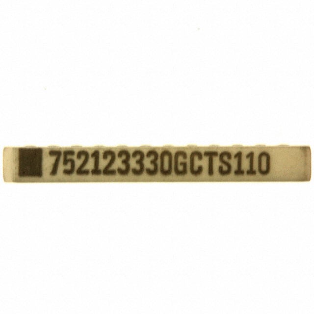 752123330G RES ARRAY 6 RES 33 OHM 12SRT